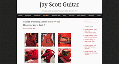 Desktop Screenshot of jayscottguitar.com