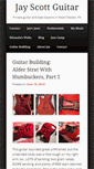 Mobile Screenshot of jayscottguitar.com